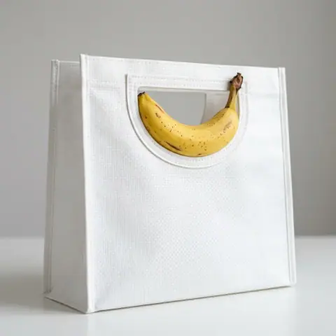 Banana Handle D-Cut Bags: Reusable Boutique Branding by SherkatTrade