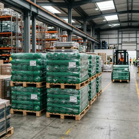 Raschel Mesh Rolls: Automated High-Speed Produce Packaging by SherkatTrade 3
